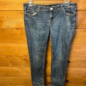 VIGOSS Women’s Skinny Jeans 13‎ Blue Denim Pants Stretch mid rise streetwear Y2K